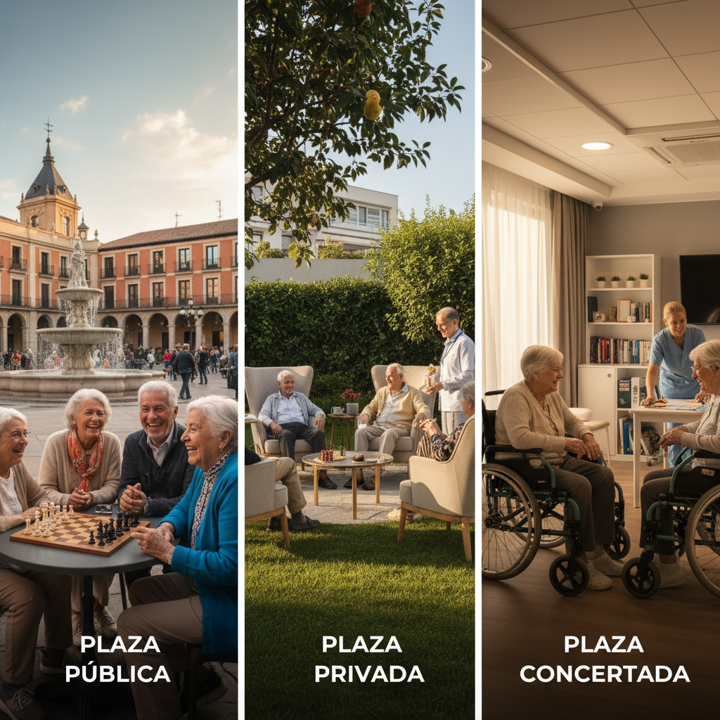 Plazas en Residencias: Pública, Privada y Concertada. ¿Cuál es la mejor opción?